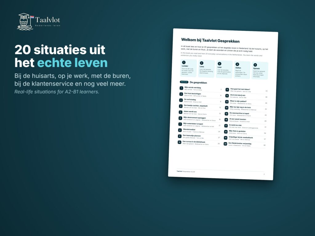 Voorbeeld uit het werkboek